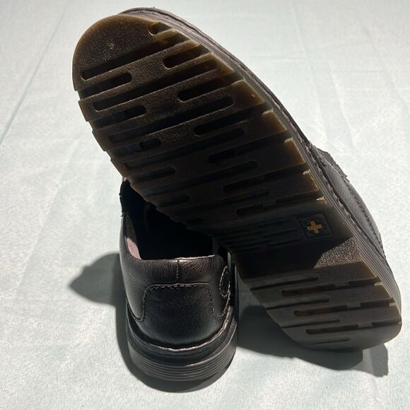 Dr. Doc Martens Mens Shoes‎ 12 Black Leather Slip On Loafer Casual B29 main image 10